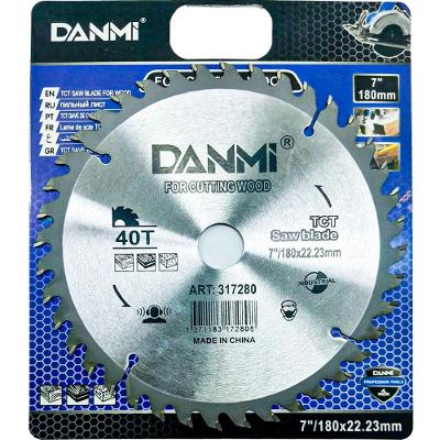 Lamina Disco De Corte Prata Circular Madeira 180mm 40 Dentes