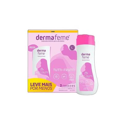 Kit Dermafeme Sabonete Líquido íntimo Tutti-frutti 2 Unidades De 200ml