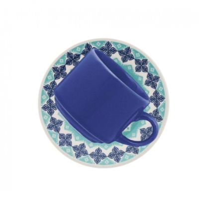 Jogo 4 Xicara De Cha Com Pires 200 Ml Lola Oxford Porcelanas