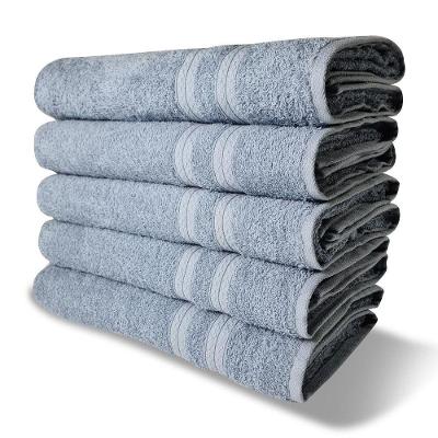 Kit 5 Toalhas Super Grossa Felpuda E Macia 80x150cm Beka Azul