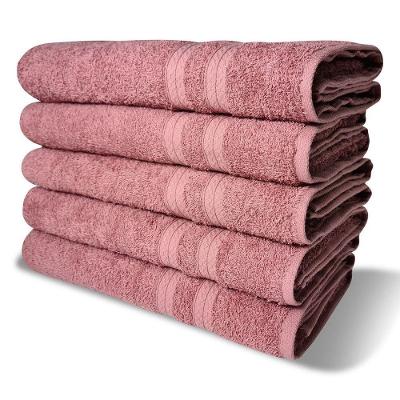 Kit 5 Toalhas Super Grossa Felpuda E Macia 80x150cm Beka Rose