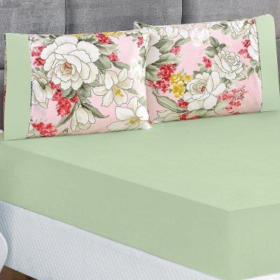 Jogo De Cama Micropercal 200 Fios Naturale Solteiro 02 Peças Killy