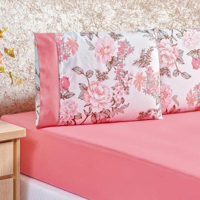 Jogo De Cama Micropercal 200 Fios Naturale Queen 03 Peças Serene
