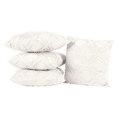 Capas De Almofadas Aveline 45cm X 45cm 04 Peças - Off White.