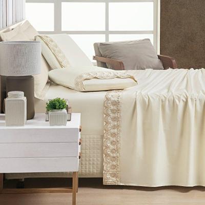 Jogo De Cama Supreme Casal Padrão 04 Peças Vanilla