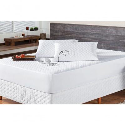 Protetor Colchao King Impermeavel Matelado Aquarela 01 Peça - Branco