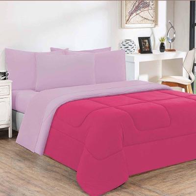 Edredom 100% Algodão Gran Moratta 1 Peça Solteiro Pink-rosa Bebê