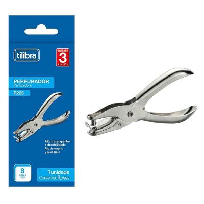 Perfurador 1 Furo 8 Folhas P205 Tilibra