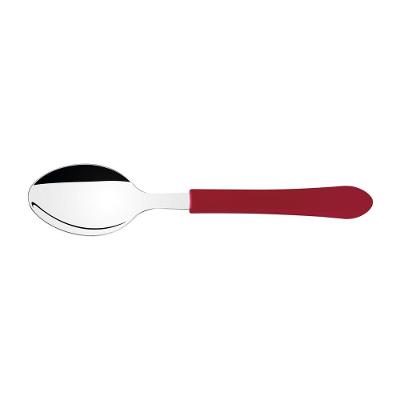 Kit 24 Colher De Mesa Inox Vermelho Leme Tramontina