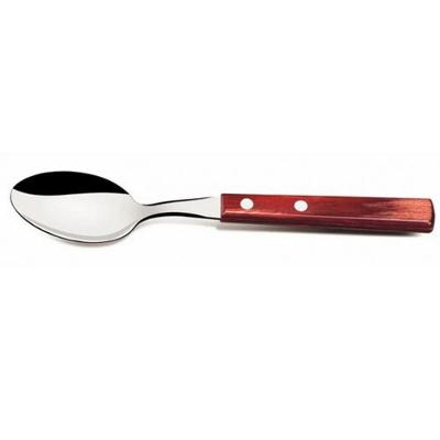 Colher De Mesa Inox Polywood Vermelha - Tramontina