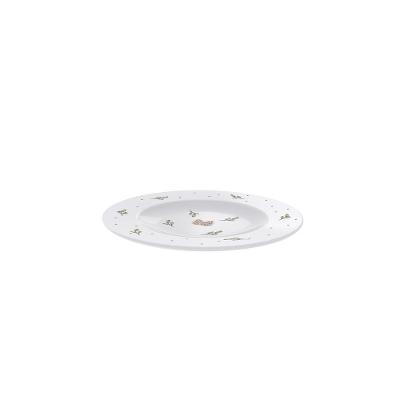 Prato Sobremesa Tramontina Casa Natal Em Porcelana Decorada 21 Cm