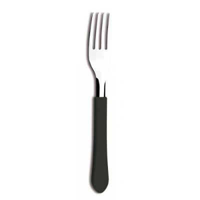 Kit 12 Garfo De Mesa Tramontina Leme Inox Preto