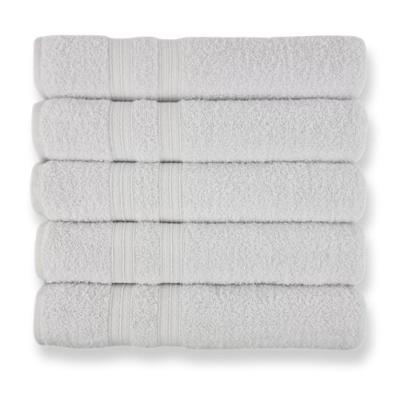 Kit 10 Toalhas Felpuda E Macias 5 Toalhas Banho E 5 Toalhas Rosto 100% Algodão Beka Luxo Branco.