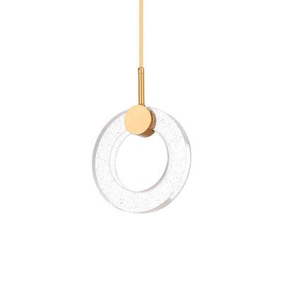 Lustre Pendente Nordecor Akya 2590 Ouro Fosco Led Bivolt