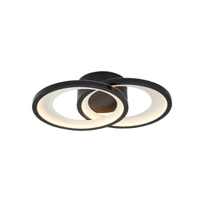 Plafon Nordecor Zahal Eli 2514 Led Bivolt Preto