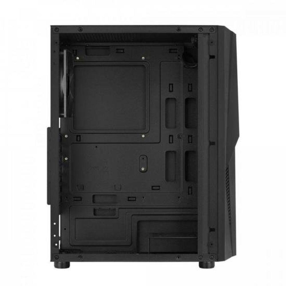 Gabinete Gamer Aerocool Mecha Preto Rgb Lateral Vidro - 1