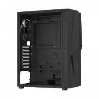 Gabinete Gamer Aerocool Mecha Preto Rgb Lateral Vidro