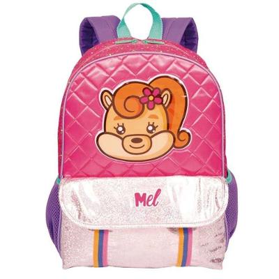 Mochila Infantil Costas Menina Mel Sestini Rosa