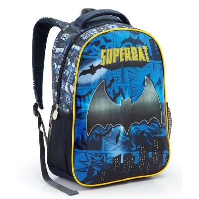 Mochila Costa Infantil Menino Escolar Batman Morcego Superbat Escolar Seanite