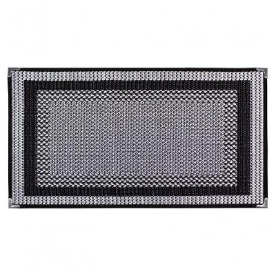 Tapete Sala Escritório 2,00x3,00 Antiderrapante Preto Sisal S587