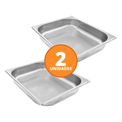 Kit - 2 Cuba Inox Gn 1/2 Fria 325x265x60 - Venâncio