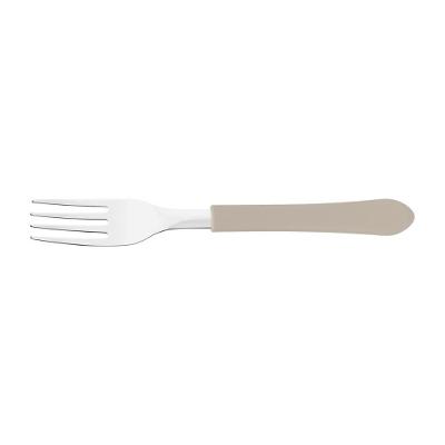 Kit 12 Garfo De Mesa Tramontina Leme Inox Cinza