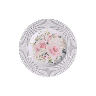 Prato Sobremesa Tramontina Ornatta Porcelana Decorada 21cm Tramontina