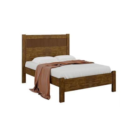 Cama Casal Primícia Ripada 100% Mdf D Doro Móveis - Ypê