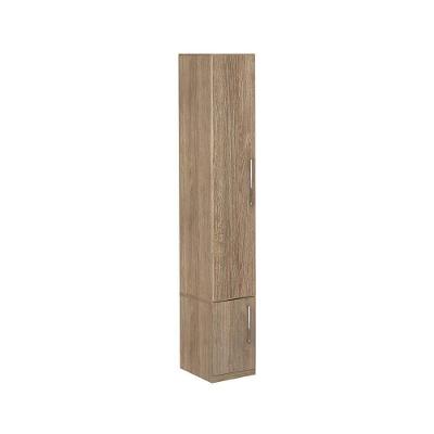 Guarda-roupa De 1 Porta Com Sapateira 1233 Esquerdo Castanho