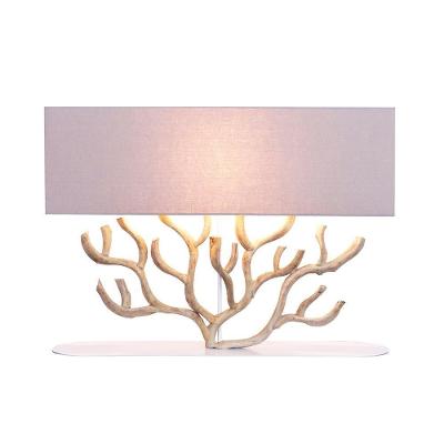 Abajur / Luminária De Mesa O'thentique Modelo Coral De Fogo