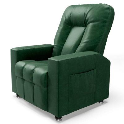 Poltrona Do Papai Reclinável Para Cinema Praddo Fh9 Pu Verde Mpozenato