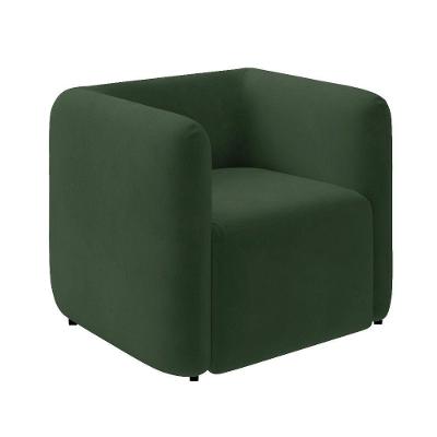 Poltrona Sala De Estar Decorativa Laguna Veludo Verde K01 - D'rossi