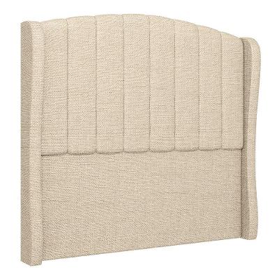 Cabeceira Casal Cama Box 140cm Glenda I02 Linho Bege Mpozenato