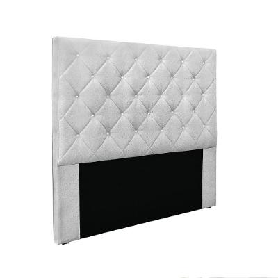 Cabeceira Cama Box Solteiro 90 Cm Tania Linho S04 - D'rossi Cor Grigio