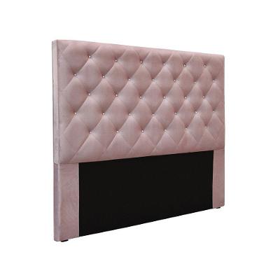 Cabeceira Cama Box King 195 Cm Tania Veludo S04 - D'rossi Cor Lilás