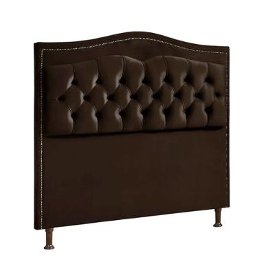 Cabeceira Estofada Holanda 1,60 2.0 Queen Shop Das Cabeceira Marrom Chocolate