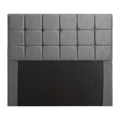 Cabeceira Julia 195cm King Size Veludo Shop Das Cabeceiras Cinza Chumbo