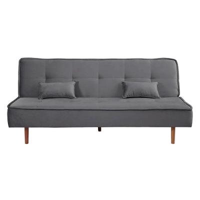 Sofá Cama Silver 3 Lugares Chumbo 1,9 Shop Das Cabeceiras Cinza Chumbo