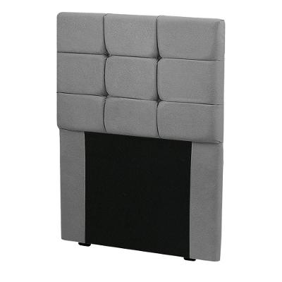 Cabeceira Cama Box Solteiro 0.90 Julia Shop Das Cabeceiras Cinza Chumbo