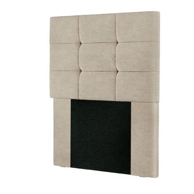Cabeceira Estofada Cama Box 90cm Julia Shop Das Cabeceiras Bege