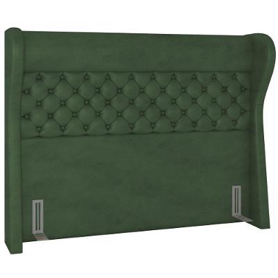 Cabeceira Cama Box Casal 140 Cm P05 Madrid Couríssimo Verde Musgo