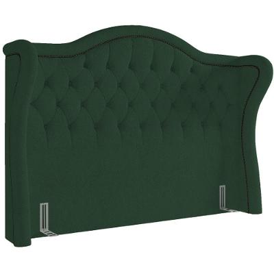 Cabeceira Cama Box Casal 140 Cm P05 Lisboa Bouclê Verde