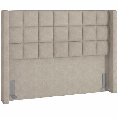 Cabeceira Cama Box Casal 140 Cm P05 Paris Linho Bege Escuro