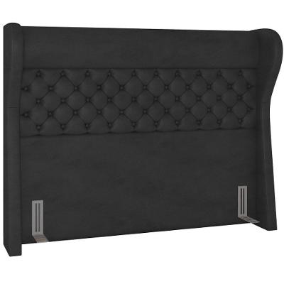 Cabeceira Cama Box Casal 140 Cm P05 Madrid Couríssimo Preto