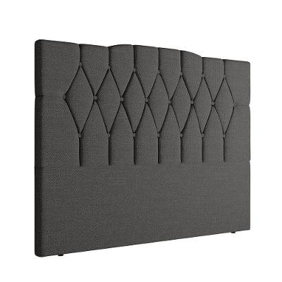 Cabeceira Para Cama Box Solteiro 90 Cm Amanda Linho Cinza I02 - D'rossi