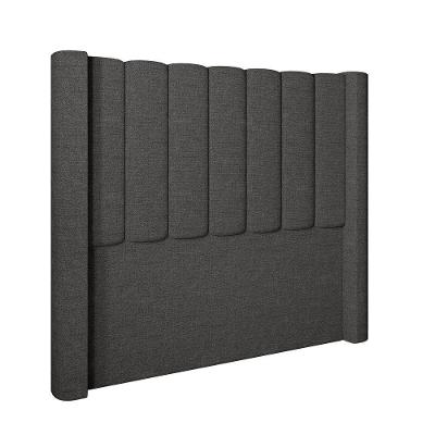 Cabeceira Para Cama Box Casal 140 Cm Rania Linho Cinza I02 - D'rossi