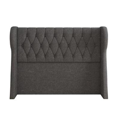 Cabeceira Para Cama Box Solteiro 90 Cm Beatriz Linho Cinza I02 - D'rossi