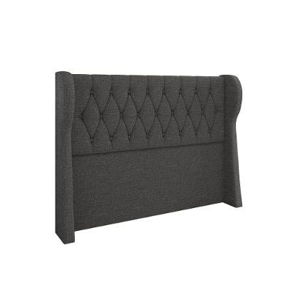 Cabeceira Para Cama Box Queen 160 Cm Beatriz Linho Cinza I02 - D'rossi