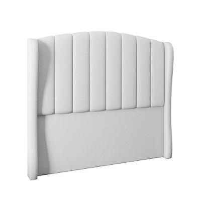 Cabeceira Para Cama Box Solteiro 90 Cm Angel Corino Branco I02 - D'rossi