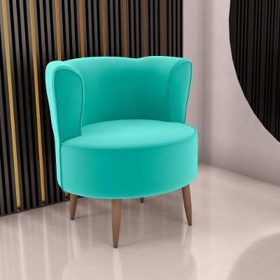 Poltrona Decorativa Para Sala Amapá Veludo Verde Menta